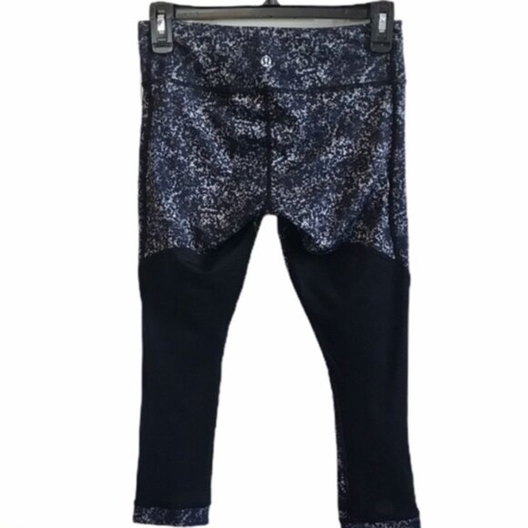 Lululemon Journey Crop Rocky Road Splatter I Size 6 - Picture 3 of 8